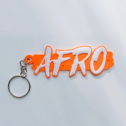 Afro Key Ring