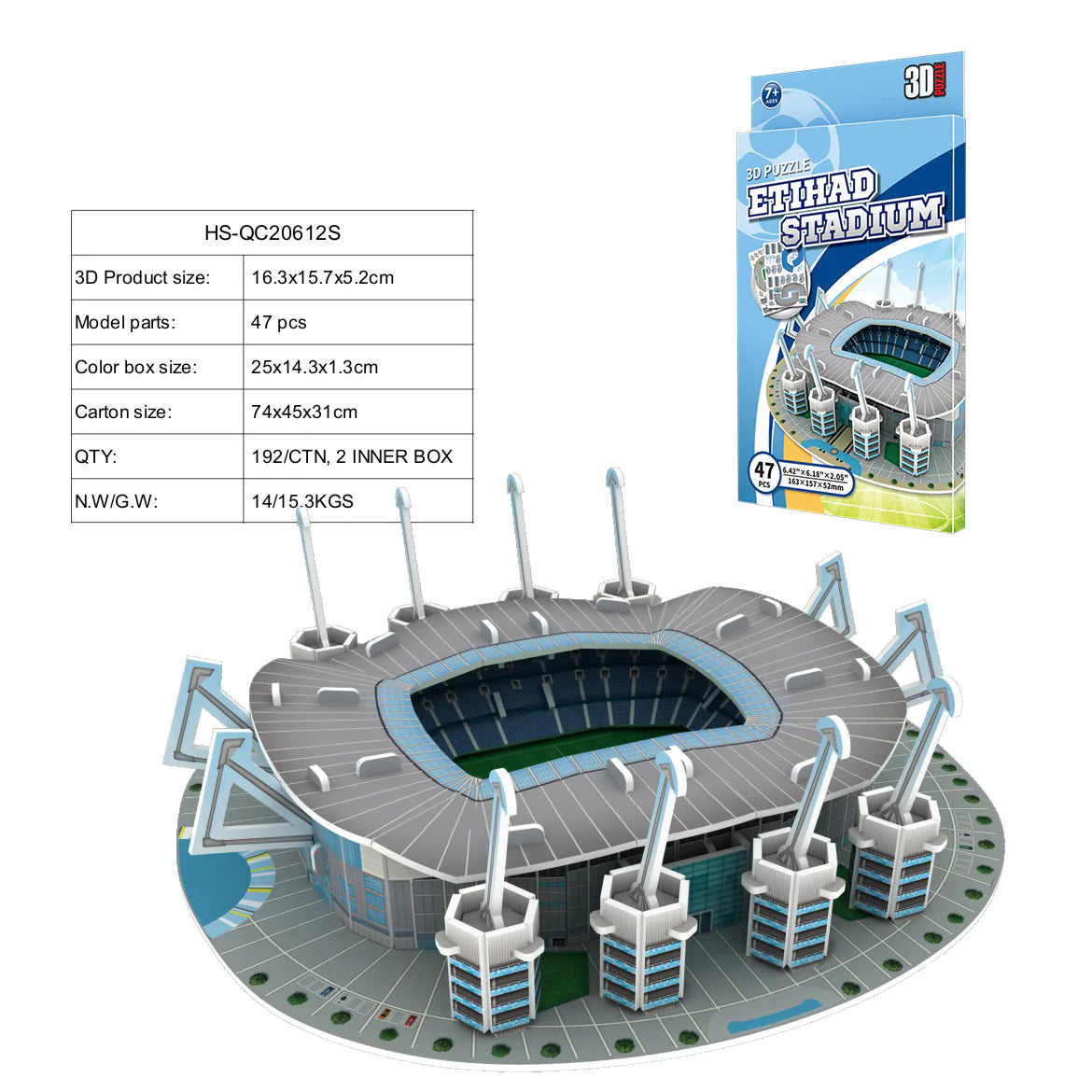 ProField™ - 3D Puzzle Football Field Model