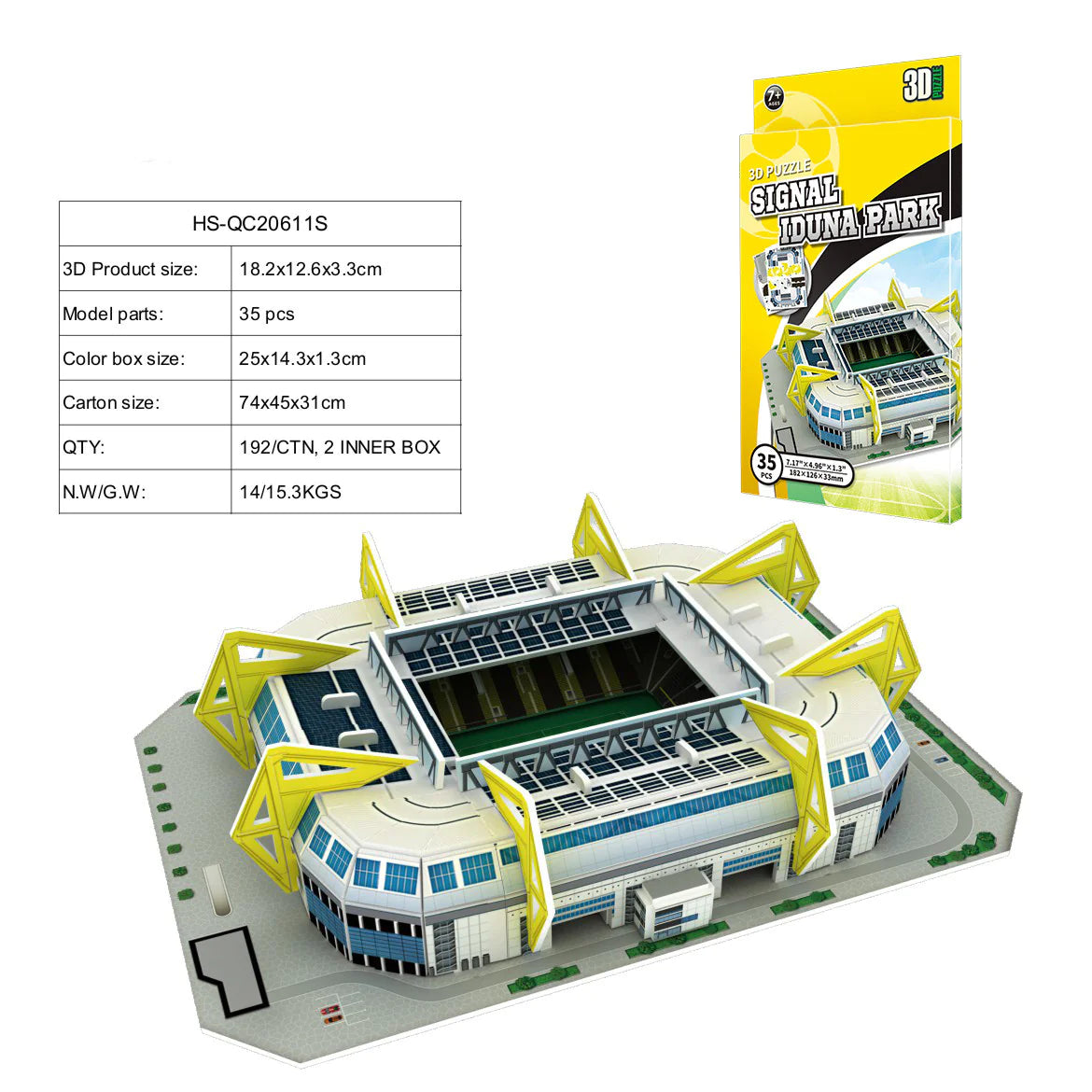 ProField™ - 3D Puzzle Football Field Model